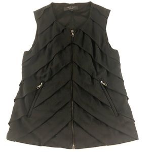 Rag & Bone Sleeveless Blouse Full Zip Sz Small